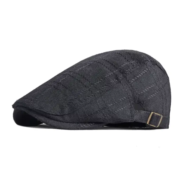 Chapeau béret Vintage pour hommes et femmes, visière Cabbie, casquette à chevrons, casquette à visiè