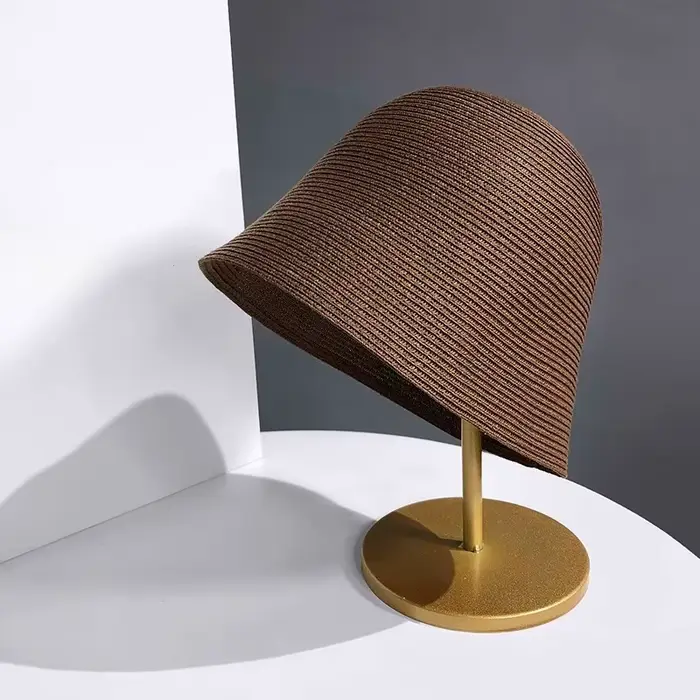Chapeau de paille pour femmes, chapeau Cool de vacances, ombre assortie avec tout, bord de mer, plag