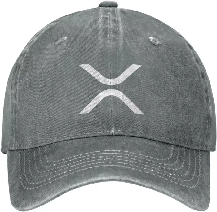 Xrp Ripple? Chapeau de baseball Cowboy pour hommes et femmes, chapeau de soleil noir, casquette de p