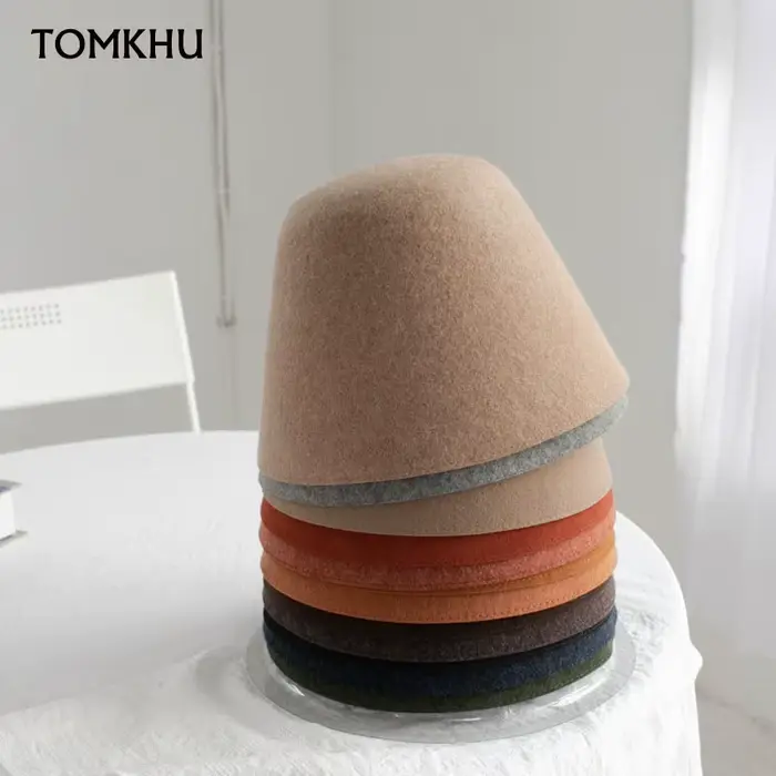 Chapeau classique en laine pour femme
