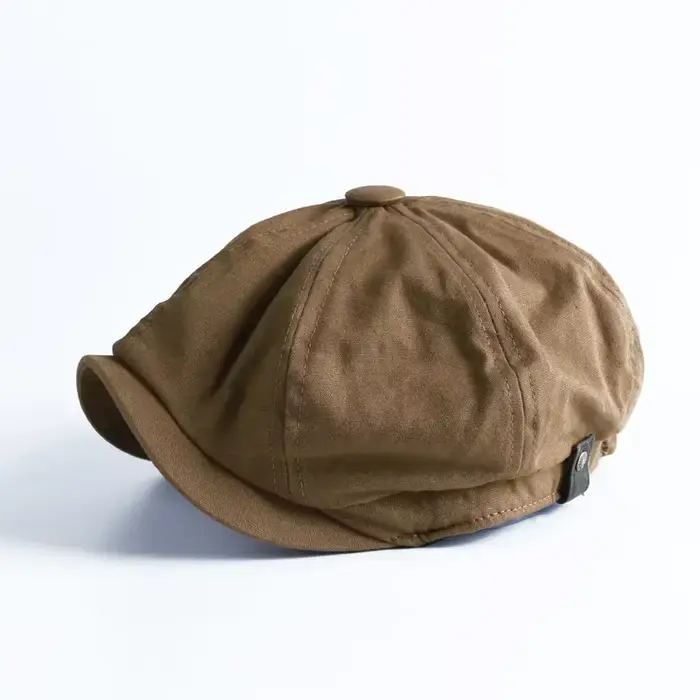 Béret casquettes octogonale gavroche casquette homme Vintage britannique chapeau octogonal printemps