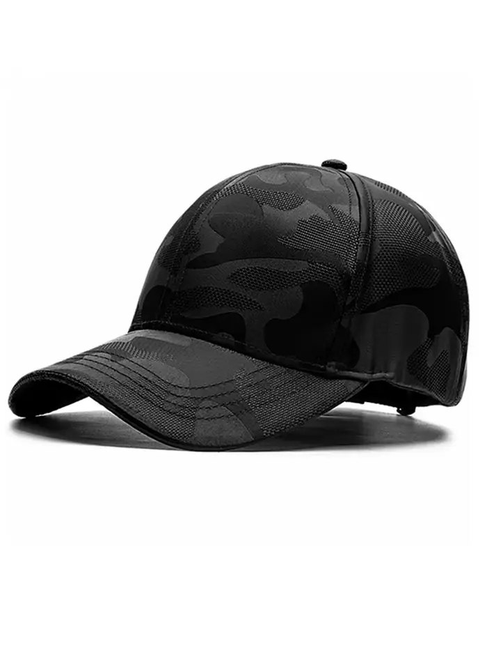 Chapeau de Baseball de Camouflage noir pour hommes