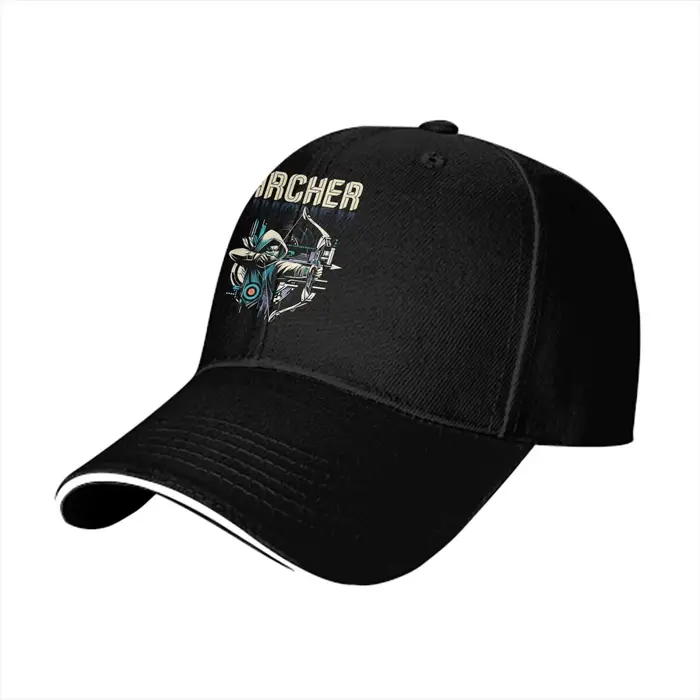 Casquette de Baseball Urbaine pour Tir à l'arc Protégée Solaire Polyvalente Hommes Femmes Occasions Extérieures Blanc Bleu Royal Bleu Marine Kaki Rouge Noir