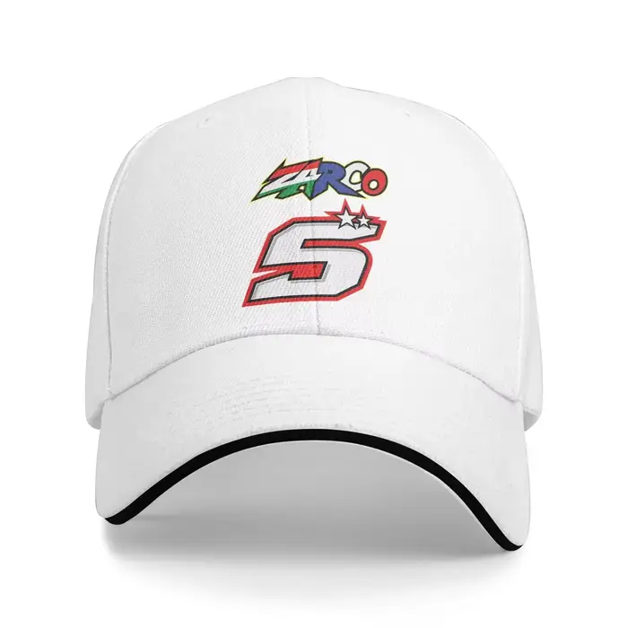 Été 2025 No 5 Johann Zarco Moto casquette de Baseball salle de sport en plein air élégant imprimé so