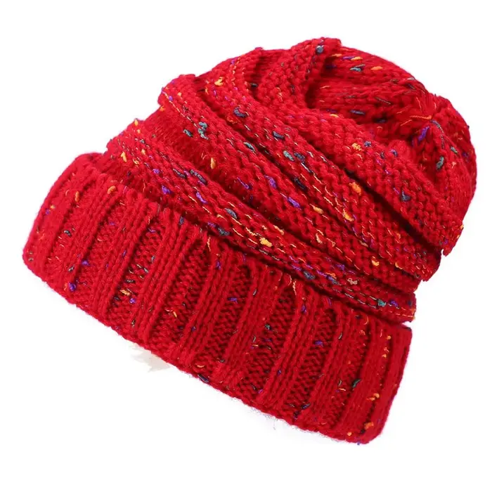 Femmes automne hiver tricoté casquettes mignon chaud vêtements d'extérieur chapeaux bleu noir casque