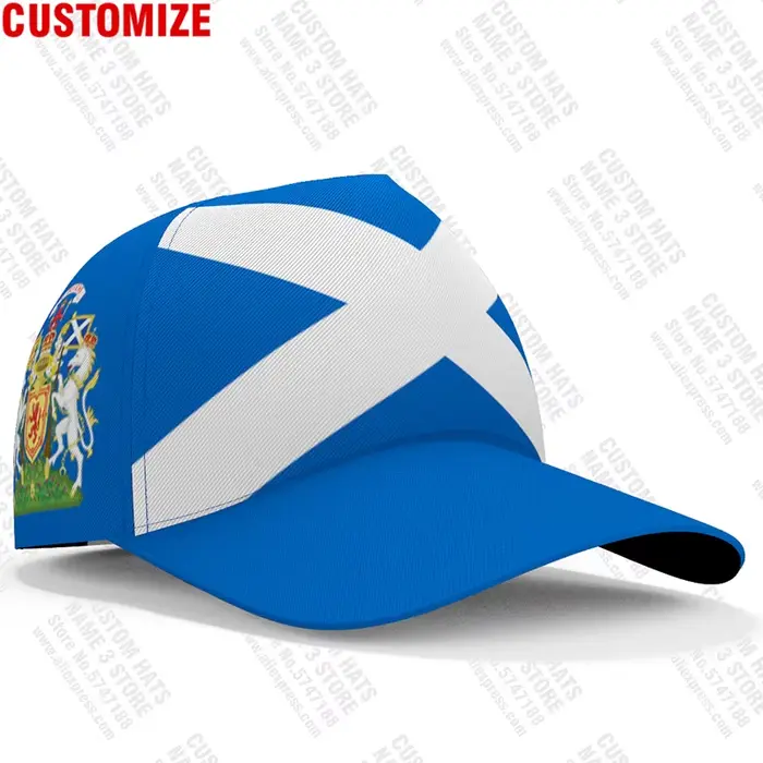 Casquettes de baseball 3D sur mesure, nom et numéro, logo d'équipe, écosse, voyage à la campagne, Al