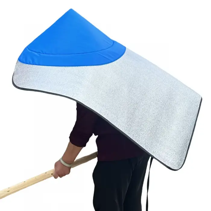 Cape à capuche de protection contre le soleil et la pluie – Chapeau UV respirant pour l'agriculture/jardinage