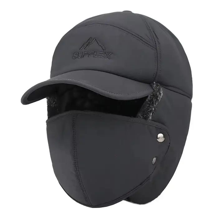 Chapeau de Baseball en fourrure artificielle épaisse et chaude pour hommes et femmes, chapeau de ski
