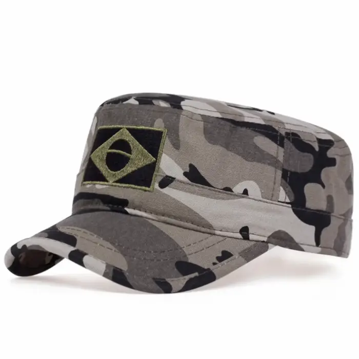 Casquette de Baseball unisexe avec broderie de drapeau brésilien, chapeaux décontractés réglables po