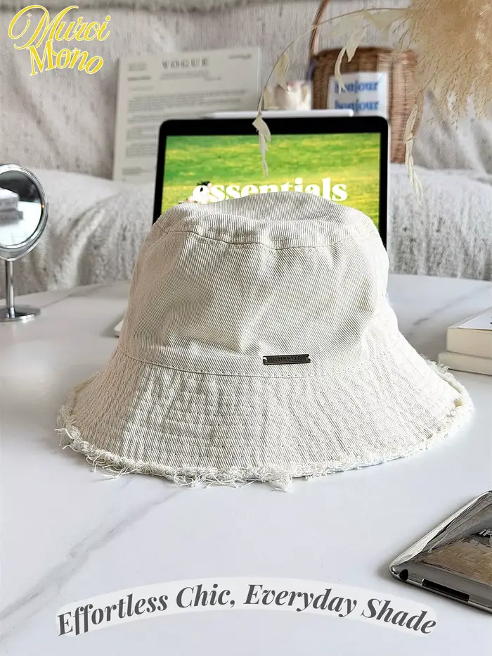 Chapeau de soleil bohème Panama à large bord pour femme