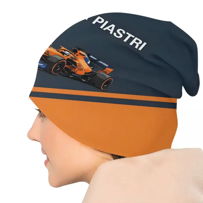 Bonnet Oscar Piastri Art F1 Unisexe Chaud Tricot Sport Décontracté Pour Ski En Plein Air Occasions Adultes
