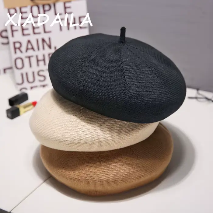 Chapeaux de béret d'été pour femmes