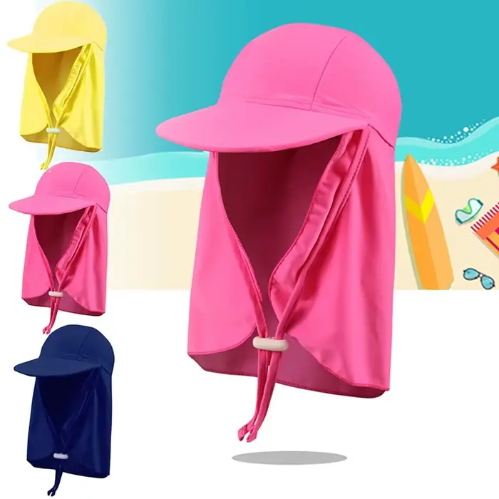 Chapeau de protection solaire Anti-UV multicolore créatif pour enfants