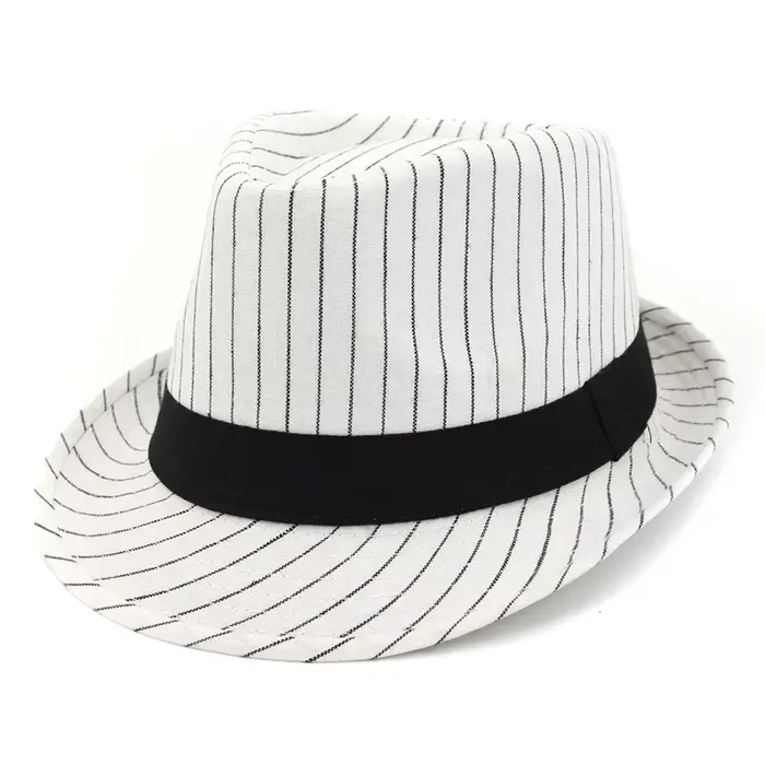 Chapeau Fedora à bord court pour hommes et femmes, casquette de jazz, chapeau de soleil britannique,