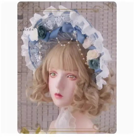 Chapeau de soleil vintage Sweet Lolita pour femme