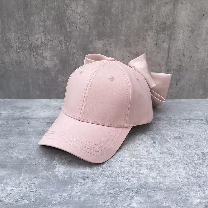Jolie casquette de Baseball à gros nœud