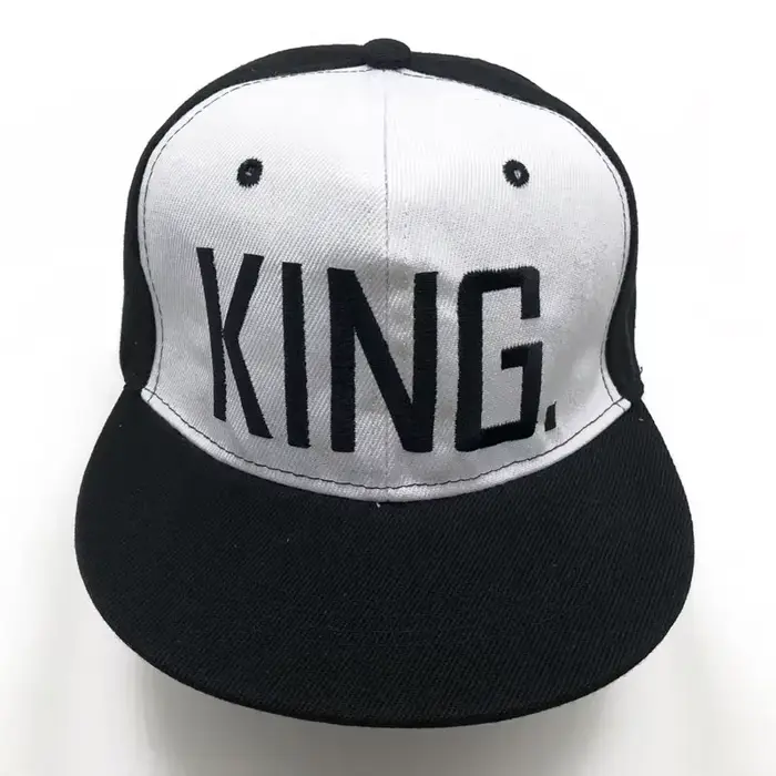 Casquette de baseball Snapback Hip Hop noire brodée QUEEN pour hommes et femmes