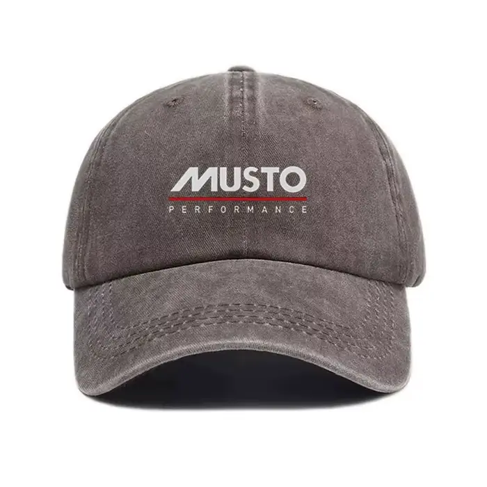 Casquette de baseball unisexe Musto Performance en coton délavé style vintage, souple et réglable, i