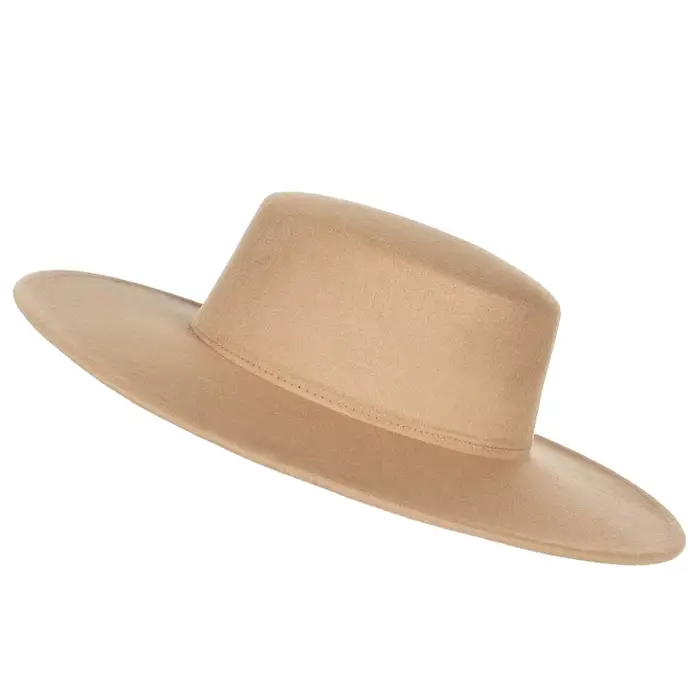 Chapeau Fedora à large bord pour hommes et femmes, élégant, Fedoras, chapeau de plaisancier, chapeau