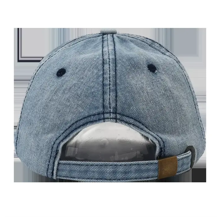 Casquette de baseball ILYEE en denim unisexe avec broderie moderne et protection solaire pour hommes et femmes occasions extérieures et urbaines