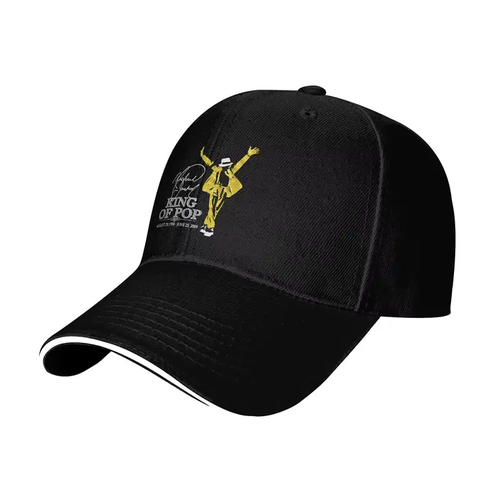 Casquette de baseball Michael Jackson le roi de la pop pour hommes et femmes