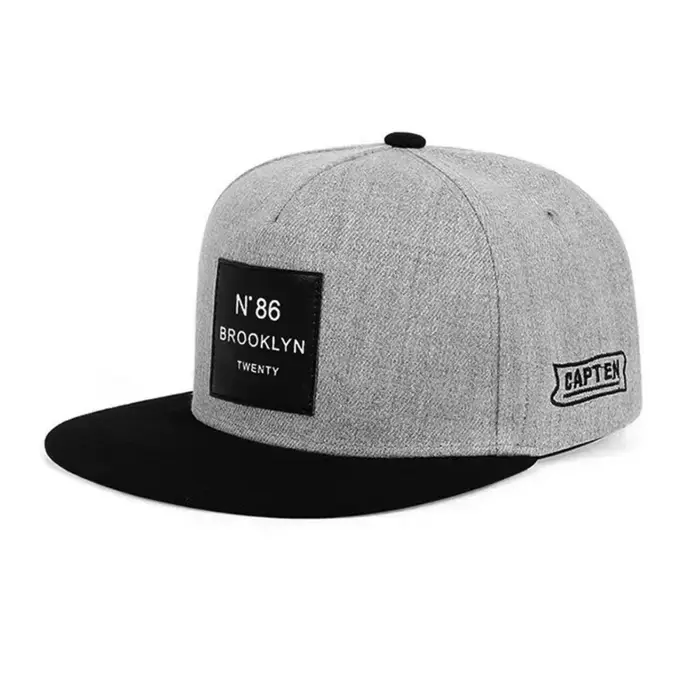 Casquette de baseball tendance N86 avec patch, protection solaire, chapeau d'extérieur pour homme, b