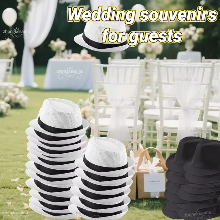 Chapeau de paille 12-100 pièces pour femmes et hommes
