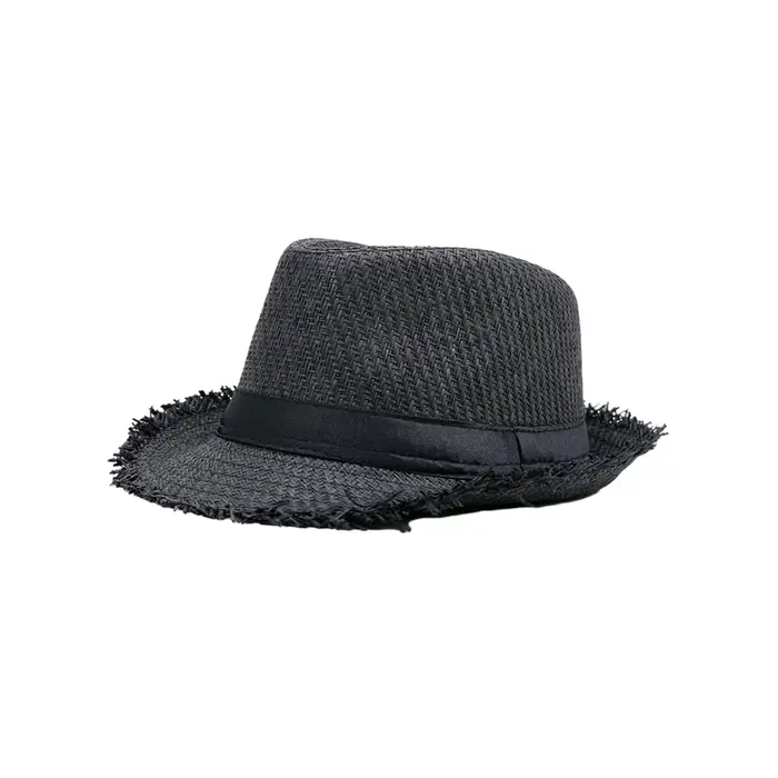 Chapeaux Panama pour hommes et femmes, chapeau de plage en paille à large bord, chapeaux de soleil d