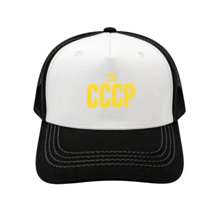 Casquette de baseball respirante en maille à 5 panneaux style Trucker