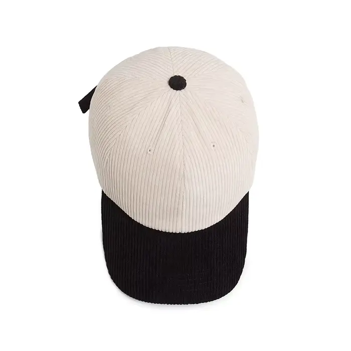 Casquette de baseball en velours côtelé unisexe, style sport, patchwork, réglable, pour homme et femme, occasions hip hop et sportives de plein air
