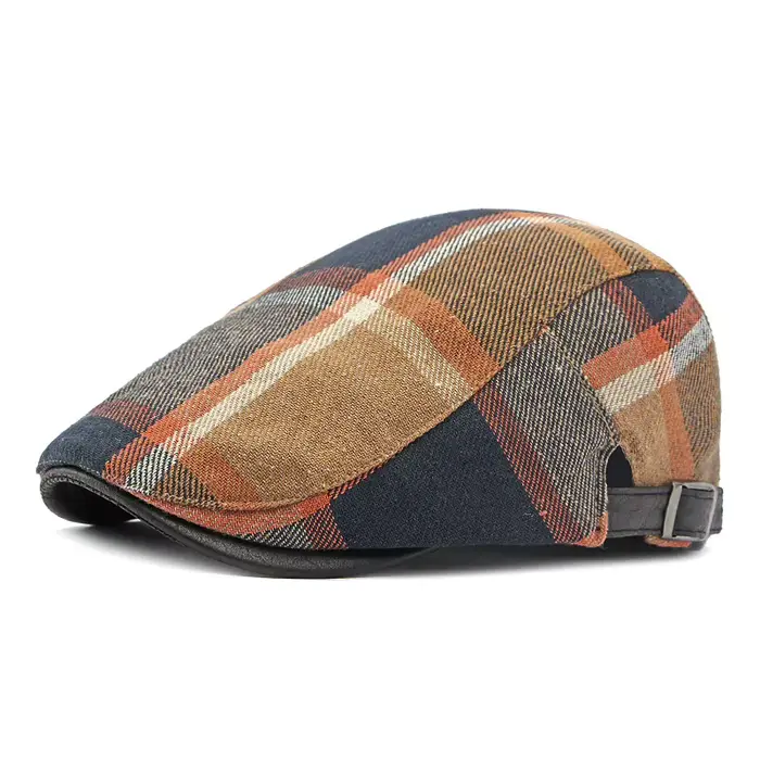 Casquette plate à visière pour femme, chapeau béret printemps-automne, casquette de gavroche pour ho
